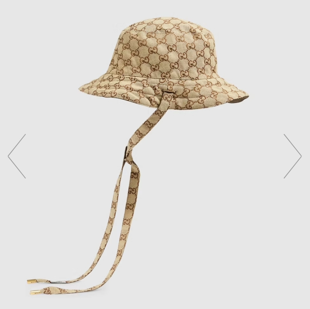 UNISEX GUCCI REVERSIBLE BUCKET HAT
